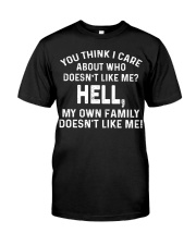 You think i care Premium Fit Mens Tee tile