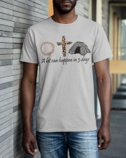 A lot can happen in 3 days Classic T-Shirt apparel-classic-tshirt-lifestyle-front-40