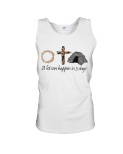 A lot can happen in 3 days Unisex Tank tile