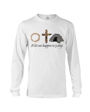 A lot can happen in 3 days Long Sleeve Tee tile