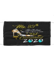 89th Cloth face mask front