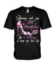 30th V-Neck T-Shirt tile