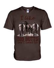 I Like Horse V-Neck T-Shirt tile