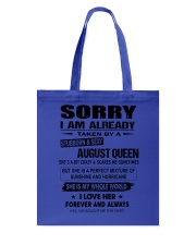August Queen Tote Bag tile