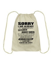August Queen Drawstring Bag tile
