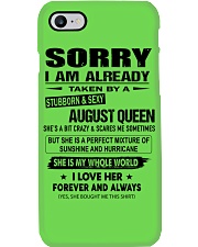 August Queen Phone Case tile