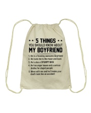 Gift for your Girlfriend Drawstring Bag tile