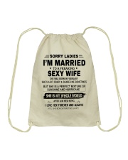 Gift for Husband - February Drawstring Bag tile
