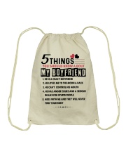 Gift for Girlfriend Drawstring Bag tile