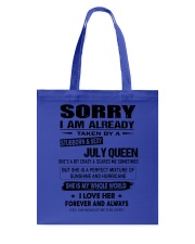 July Queen Tote Bag tile