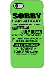 July Queen Phone Case tile