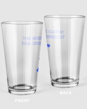 spiritual uppercut Pint Glass tile