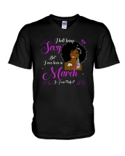 March Girl - Special Edition V-Neck T-Shirt thumbnail