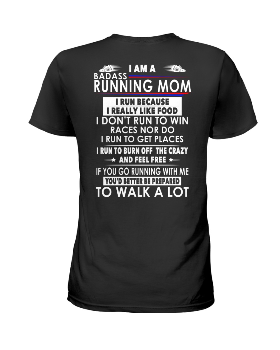 RUNNING MOM Ladies T-Shirt