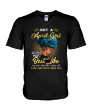 April Girl - Special Edition V-Neck T-Shirt thumbnail