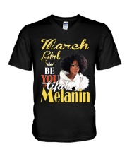 MARCH GIRL V-Neck T-Shirt thumbnail