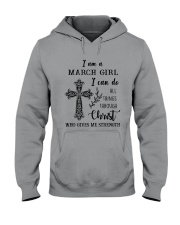 MARCH GIRL Hooded Sweatshirt thumbnail