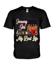 JANUARY GIRL V-Neck T-Shirt thumbnail