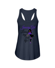 January Girl Living My Best Life Ladies Flowy Tank thumbnail