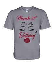 March 31th V-Neck T-Shirt thumbnail