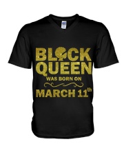 BLACK QUEEN MARCH V-Neck T-Shirt thumbnail