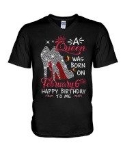 February 6th V-Neck T-Shirt thumbnail