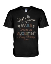 August 26th V-Neck T-Shirt thumbnail