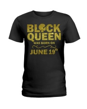 Black Queen June Ladies T-Shirt front