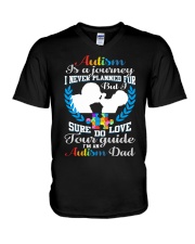 Autism - Is A Journey V-Neck T-Shirt thumbnail