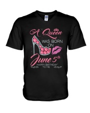 A QUEEN JUNE V-Neck T-Shirt thumbnail