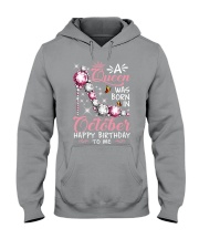 A Queen Was Born In October Hooded Sweatshirt thumbnail