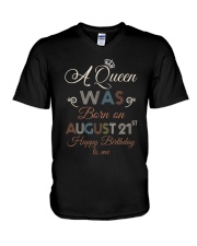 August 21st V-Neck T-Shirt thumbnail
