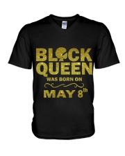 BLACK QUEEN MAY V-Neck T-Shirt thumbnail