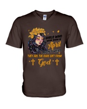 APRIL GIRL V-Neck T-Shirt thumbnail