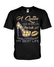 MARCH GIRL V-Neck T-Shirt thumbnail