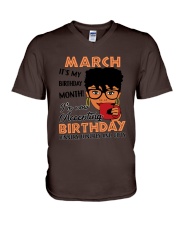 MARCH GIRL V-Neck T-Shirt thumbnail