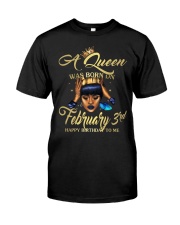 FEBRUARY QUEEN Classic T-Shirt front