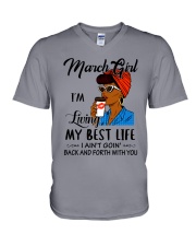 March Girl - Special Edition V-Neck T-Shirt thumbnail