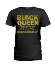 Black Queen December Ladies T-Shirt front