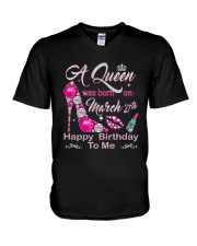 MARCH QUEEN V-Neck T-Shirt thumbnail