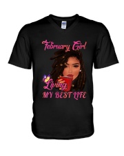 February Girl - Special Edition V-Neck T-Shirt thumbnail