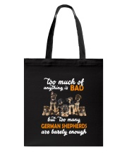 German Shepherd Barely Enough Tote Bag thumbnail