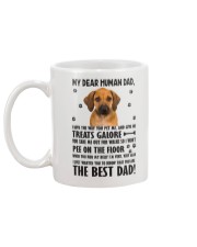 Human Dad Rhodesian Ridgeback Mug back