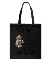 Dear Papa Elephant Tote Bag thumbnail
