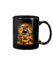 Rottweiler And Pumpkin Mug thumbnail