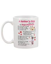 Poem From Dogo Argentino Mug back