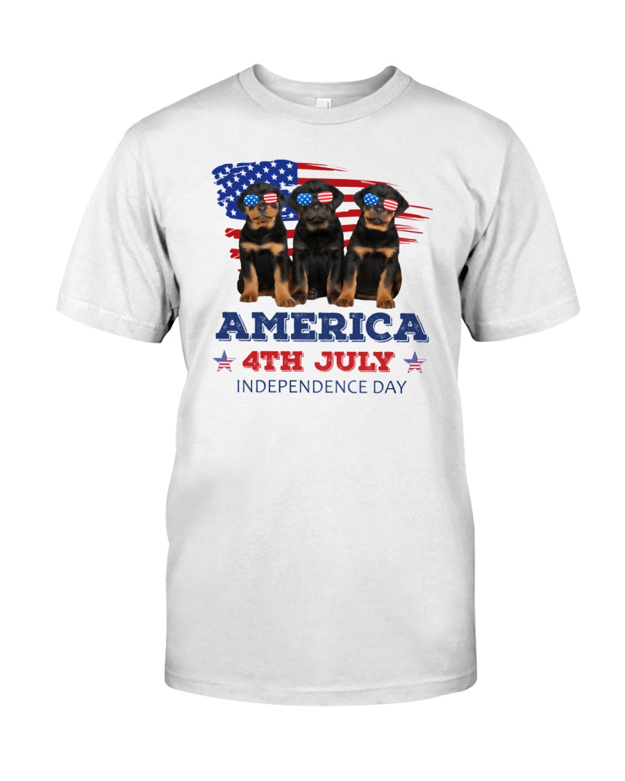 4th July Rottweiler Classic T-Shirt