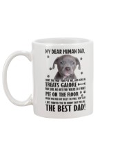 Human Dad American Pit Bull Terrier Mug back