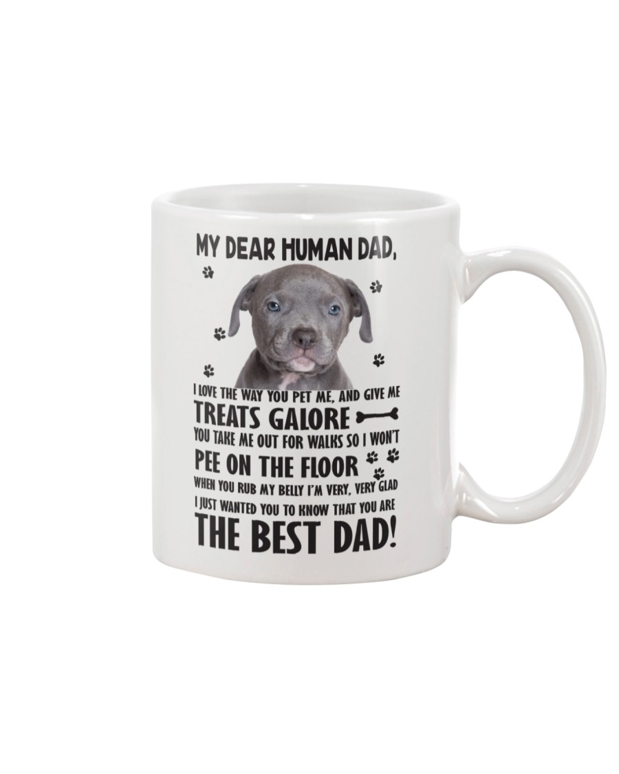 Human Dad American Pit Bull Terrier Mug