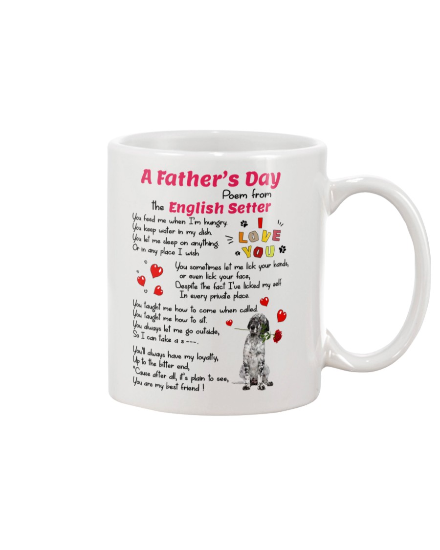 Poem From English Setter Mug